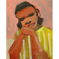 Pink and Yellow Study