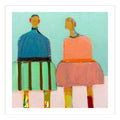 Small Figures #505, 12"x12" PRINT