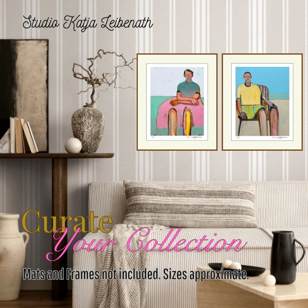 Seated Figure #23, 14"x11" PRINT