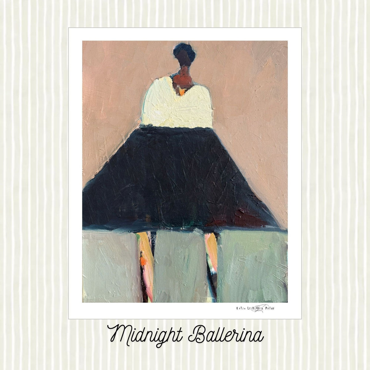 Midnight Ballerina, 20"x16" PRINT
