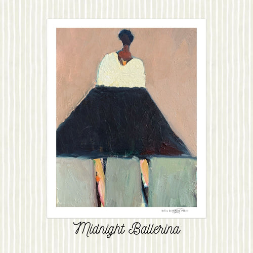 Midnight Ballerina, 20"x16" PRINT
