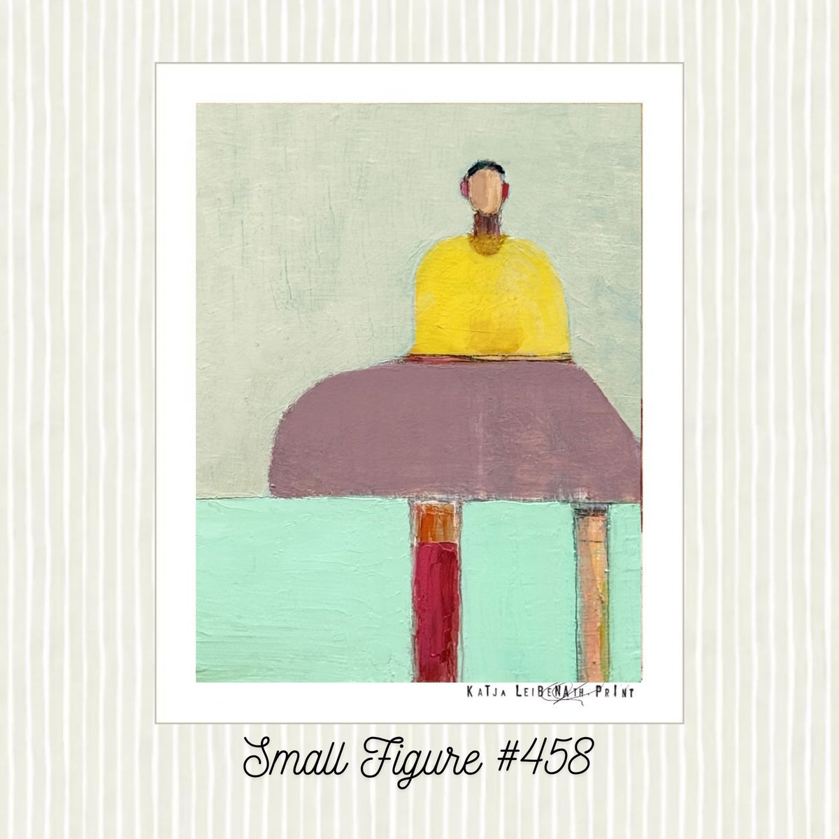 Small Figure #458, 10"x08" PRINT