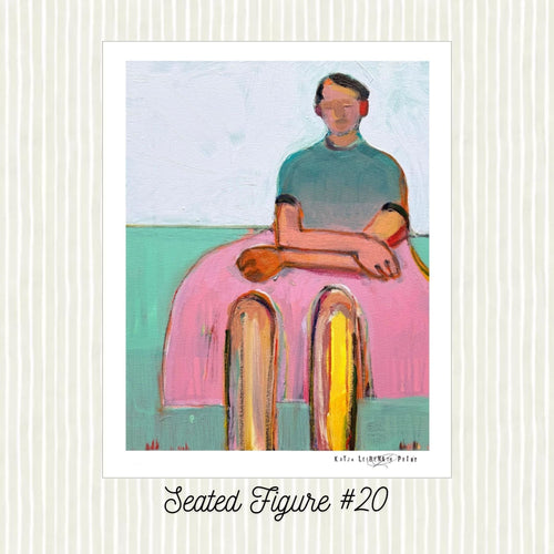 Seated Figure #20, 14"x11" PRINT