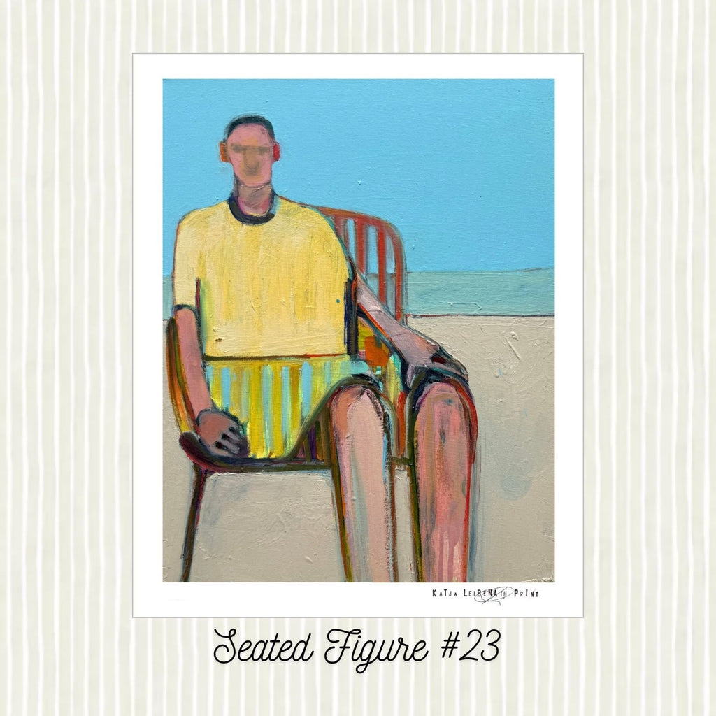 Seated Figure #23, 14"x11" PRINT